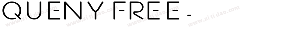 Queny FREE字体转换